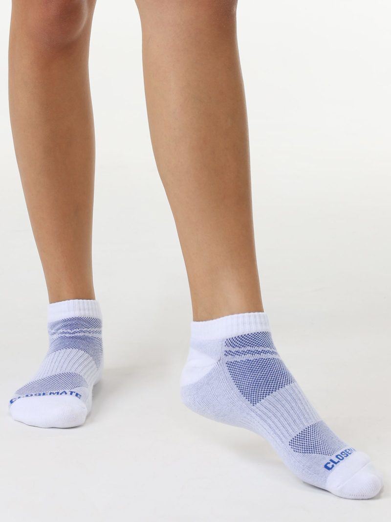 Unisex Athletic Cushioned Quarter Socks