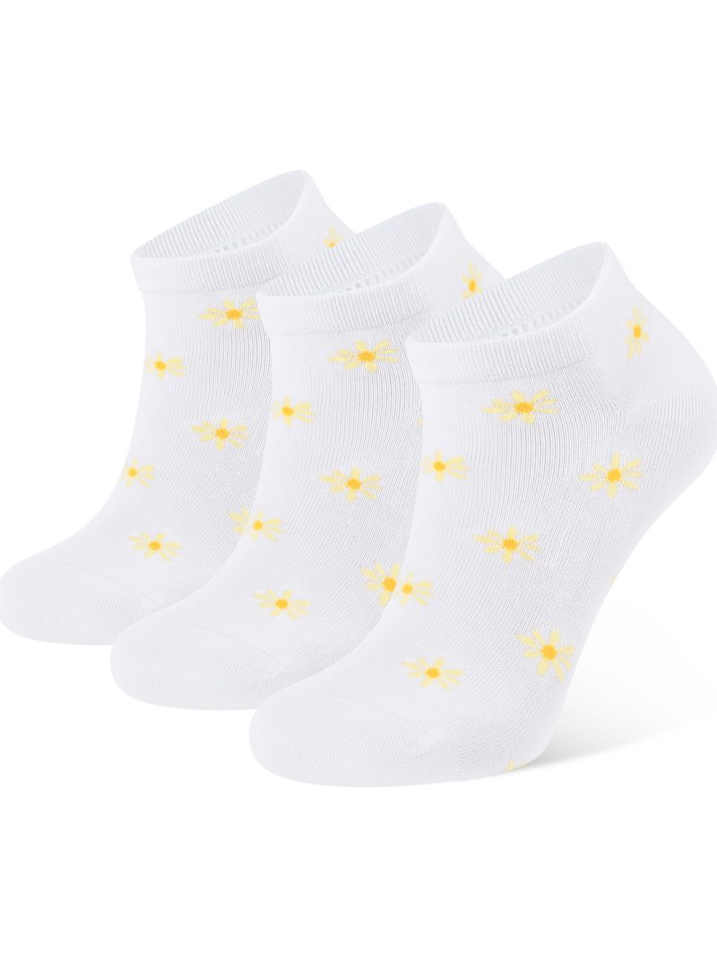 CLOSEMATE Women Daisy Ankle Socks 3/6 Pairs