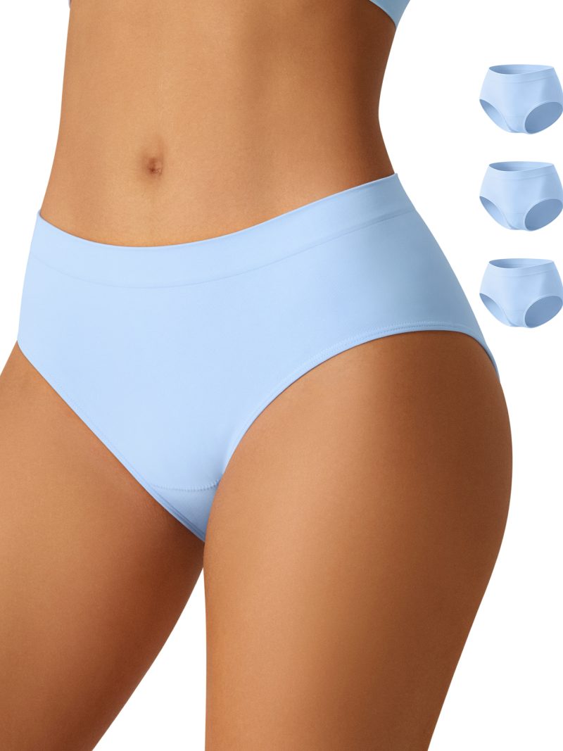 CLOSEMATE Women's Mid-Rise Underwear 1/3 Pairs