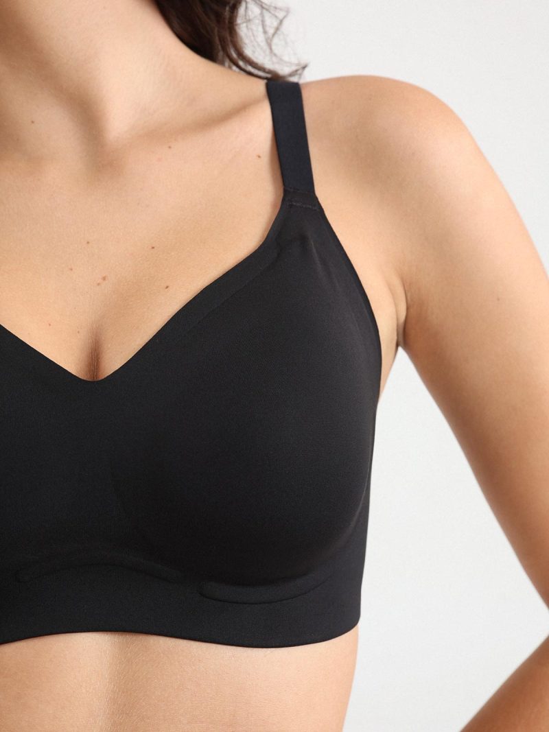 CLOSEMATE Bras for Women No Underwire, Wireless Seamless Full Coverage Bra