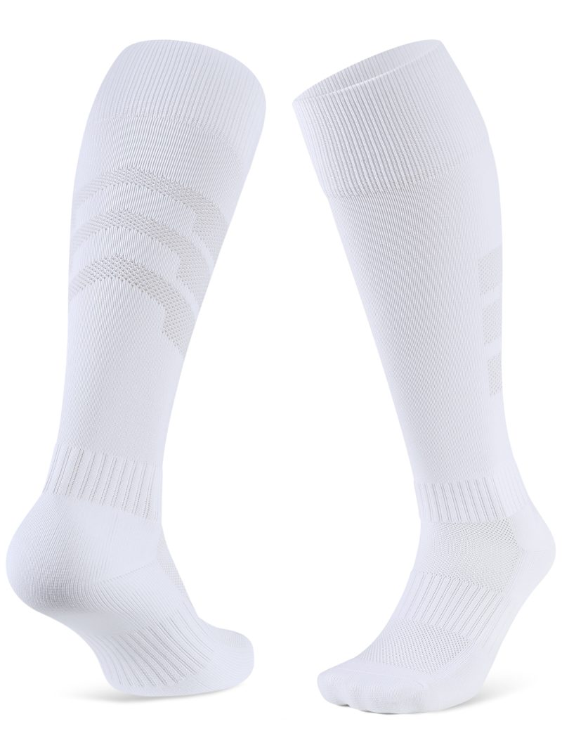 CLOSEMATE Football Socks 2 Pairs for Men Women Knee High Athletic
