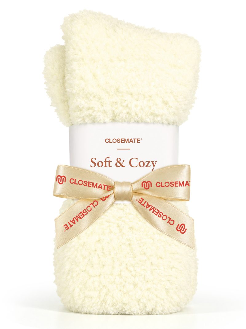 CLOSEMATE Cloud Fuzzy Socks for Women, Ultra Soft Cozy Plush Socks
